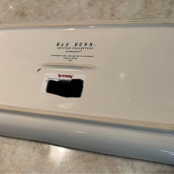 Rae Dunn Hustle trinket tray NEW - Picture 4 of 4